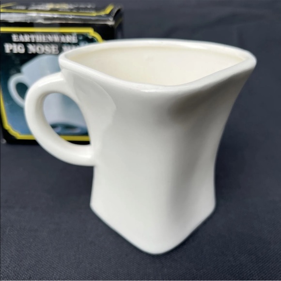 Vintage Pig Nose Tea Cup Coffee Mug Earthenware - Picture 3 of 6